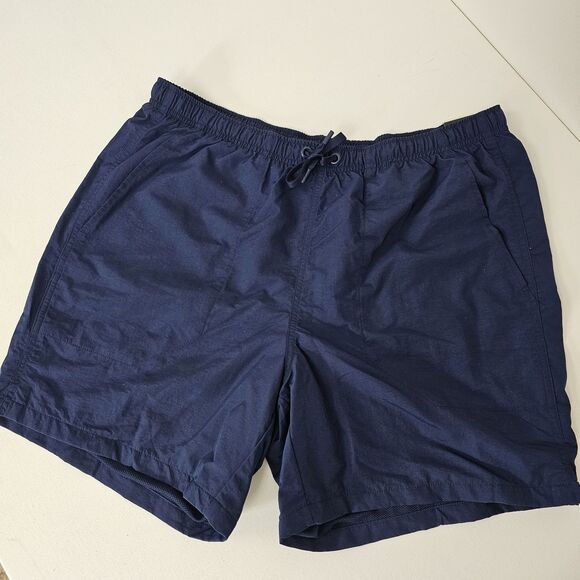 DSG Rec Shorts Men’s Medium Navy Blue Relaxed Fit 6” Inseam NWT - Picture 1 of 7